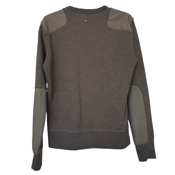 Rag & Bone Contrast Panel Crewneck Sweater Men’s Size Small Green Cotton - Picture 3 of 7